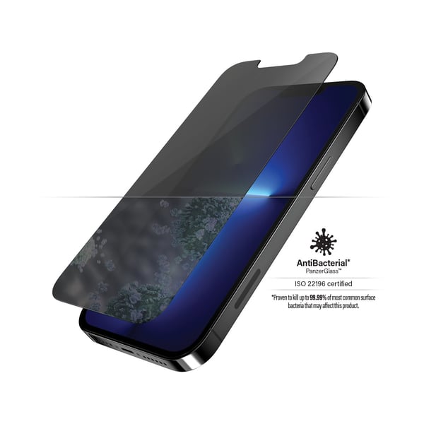 PanzerGlass ® Privacy Skærmbeskyttelse iPhone 13 Pro Max | Standard Fit