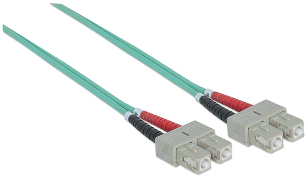Intellinet 750837 InfiniBand och fiberoptisk kabel 2 m SC Aqua