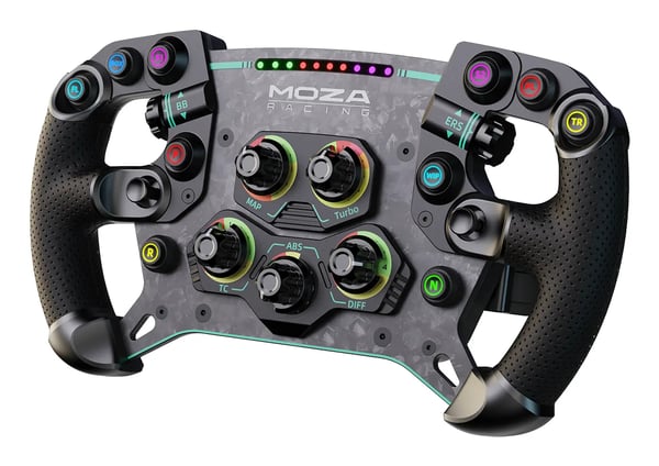 Moza Racing RS056 peliohjain Musta Ohjauspyörä