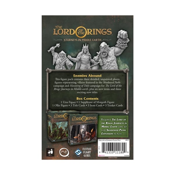Asmodee Lord Of The Rings Journeys In Middle-earth: Dwellers In Darkness Udvidelsespakker til brætspil Rollespil