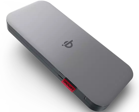 Lenovo GO Litium Polymer (LiPo) 10000 mAh Trådlös laddning Grå