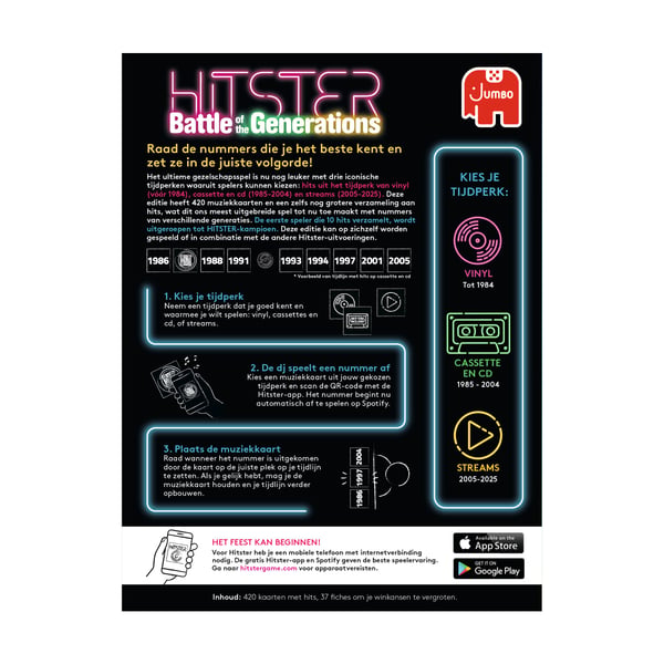 Jumbo Hitster - Battle of the Generations (Netherlands)