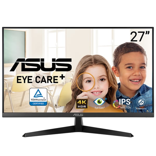 ASUS VY27UQ computerskærm 68,6 cm (27") 3840 x 2160 pixel 4K Ultra HD LCD Sort ASUS VY27UQ computerskærm 68,6 cm (27") 3840 x 2160 pixel 4K Ultra HD LCD Sort