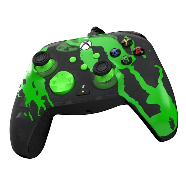 PDP REMATCH GLOW Advanced Svart, Grön USB Spelplatta Analog / Digital PC, Xbox One, Xbox Series S, Xbox Series X