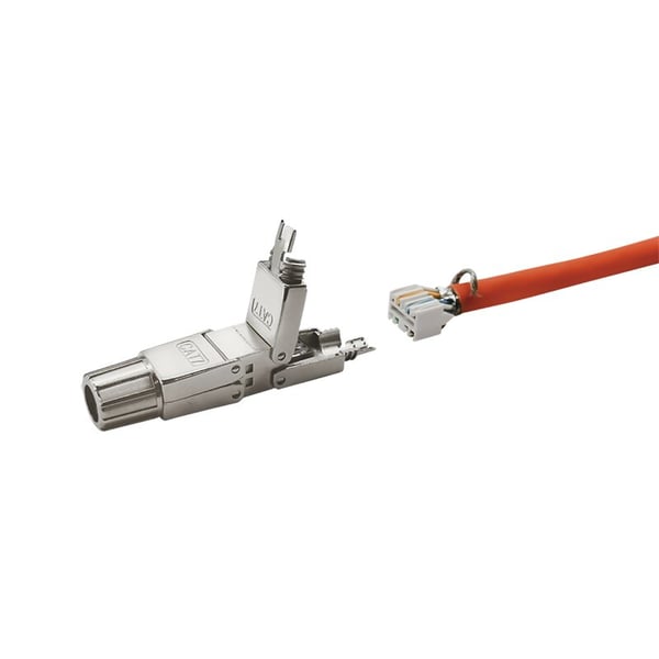 LogiLink MP0057 liitinjohto Cat.6A, Cat.7, Cat.7A Metallinen