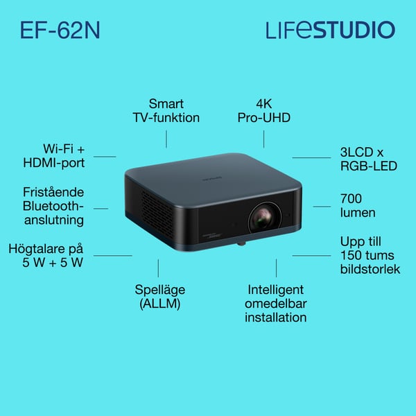 Epson Lifestudio Pop Plus — EF-62N marinblå