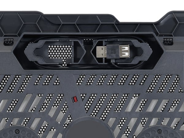 Conceptronic THANA01B køling til laptop 39,6 cm (15.6") Sort