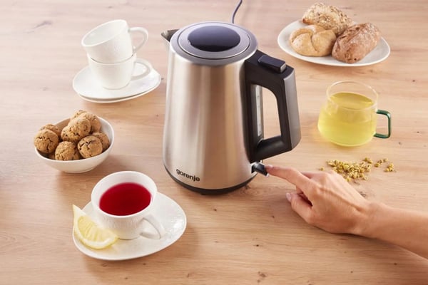 Gorenje K17OS vattenkokare 1,7 l 2200 W Rostfritt stål, Svart