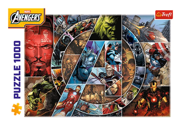 Trefl Marvel 1000 Avengers Puslespil 1000 stk Tegneserier