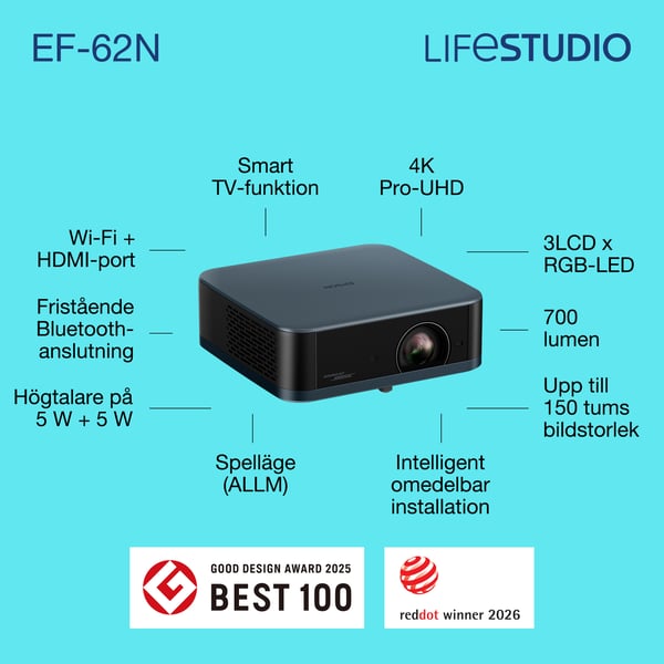 Epson Lifestudio Pop Plus — EF-62N marinblå