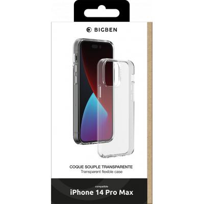 BIG BEN SILITRANSIP14PM mobiltelefonfodral 17 cm (6.7") Mobilskal Transparent