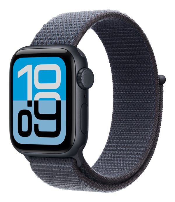 Apple MFF64ZM/A smarta bärbart tillbehör Band Blå Nylon, Återvunnen polyester, Spandex