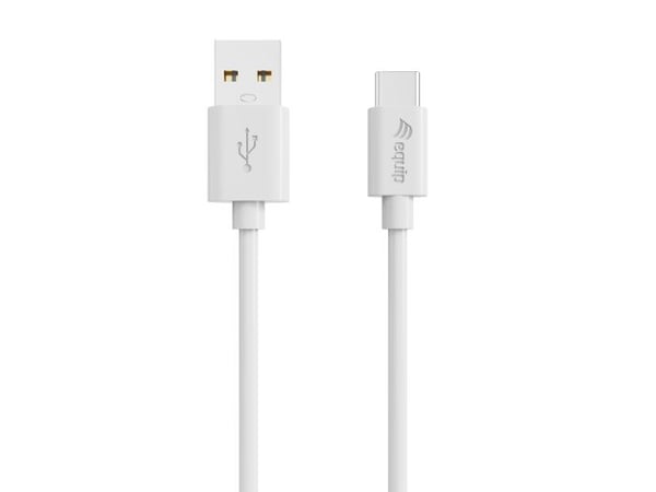 Equip 128847 USB-kabel USB 2.0 1 m USB A USB C 0,48 Gbit/sek. Hvid