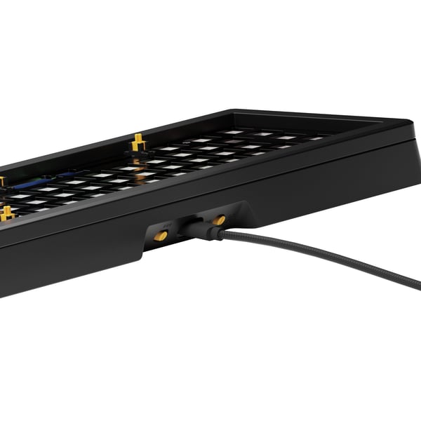 Glorious Gaming GMMK 3 65% Barebones näppäimistö Pelaaminen USB Ei Musta
