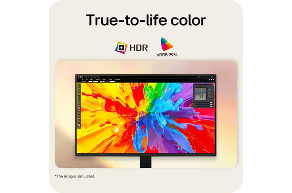 LG 24U411B-B tietokoneen litteä näyttö 60,5 cm (23.8") 1920 x 1080 pikseliä Full HD LCD Musta