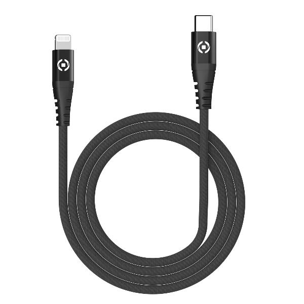 Celly USBCLIGHTNYLBK Lightning kabel 1 m Sort