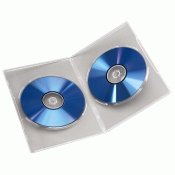 Hama Double DVD Jewel Case, Slim 5 , transparent 2 diske