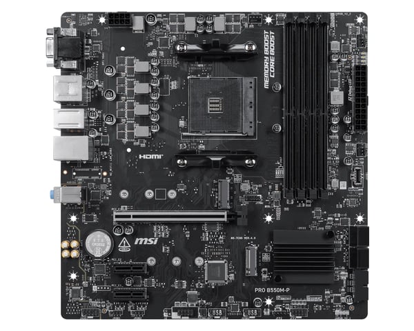 MSI PRO B550M-P emolevy AMD B550 Kanta AM4 ATX