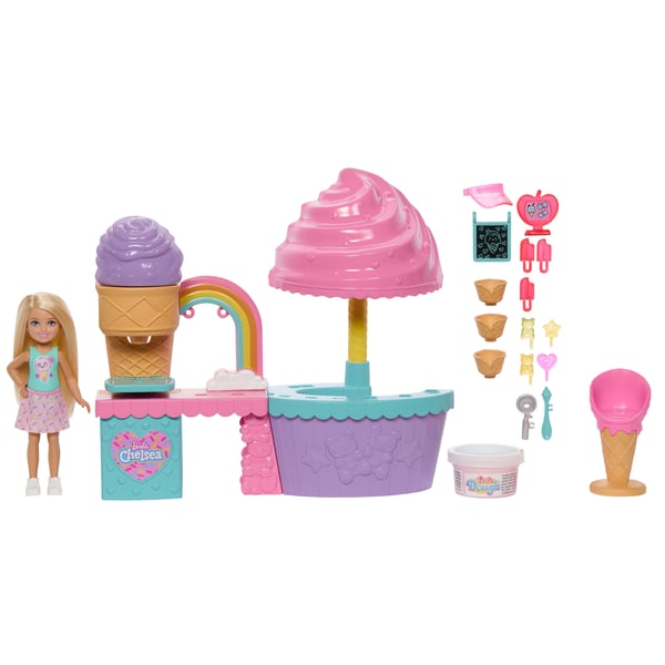 Barbie Chelsea CLUB Ice Cream Shop Doll and Accessories