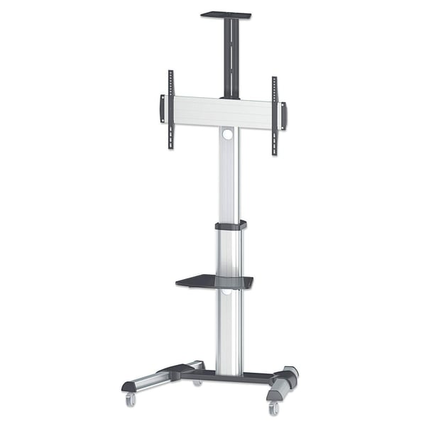 Manhattan 461245 tv-beslag 177,8 cm (70") Sort, Sølv