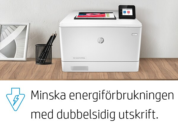 HP Color LaserJet Pro M454dw, Utskrift, Utskrift från USB-port på framsidan; Dubbelsidig utskrift
