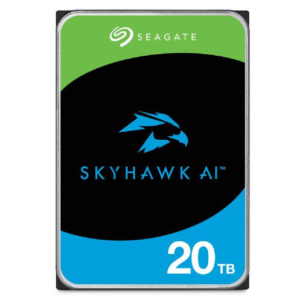 Seagate SkyHawk AI interna hårddiskar 20 TB 7200 RPM 512 MB 3.5" Serial ATA III Seagate SkyHawk AI interna hårddiskar 20 TB 7200 RPM 512 MB 3.5" Serial ATA III
