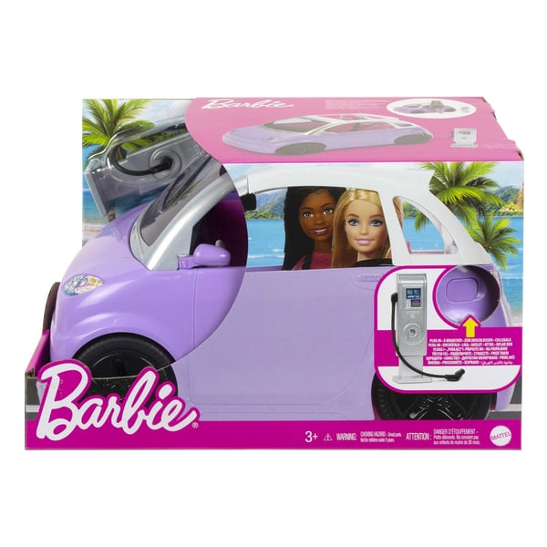 Barbie Barbie-bil, børnelegetøj, 'elbil' med ladestation