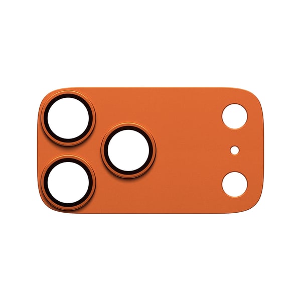 PanzerGlass ® Fender Camera Protector Cosmic Orange iPhone 17 Pro Max Genomskinligt skärmskydd Apple 1 styck