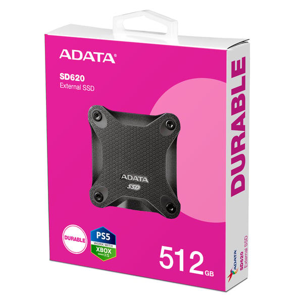 ADATA SD620 512 GB Micro-USB B 3.2 Gen 2 (3.1 Gen 2) Svart