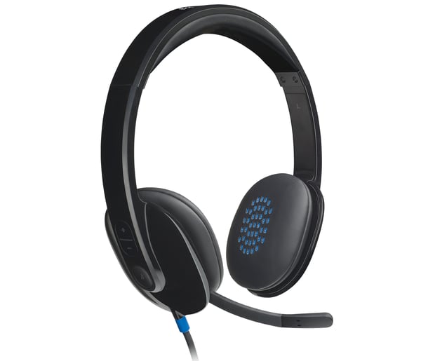 Logitech 981-000510 hörlur och headset Kabel Huvudband Kontor/callcenter Svart