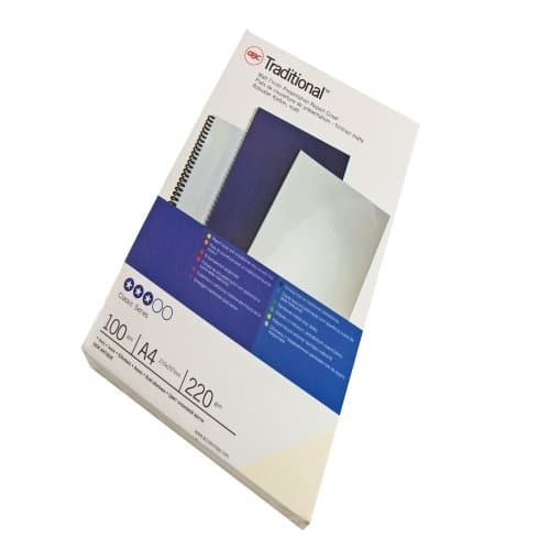 GBC Indbindingsomslag A4 Plain 250 g hvid