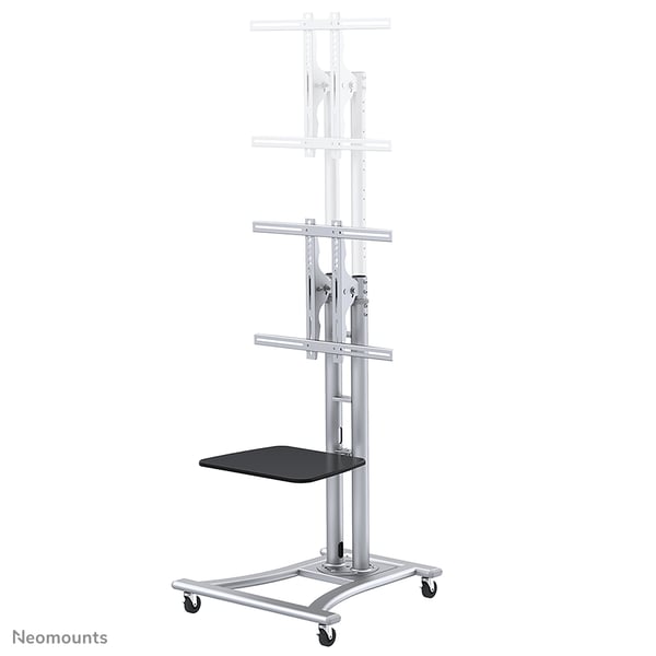 Neomounts PLASMA-M1800E multimediavagnar & ställ Silver Bärbart golvstativ