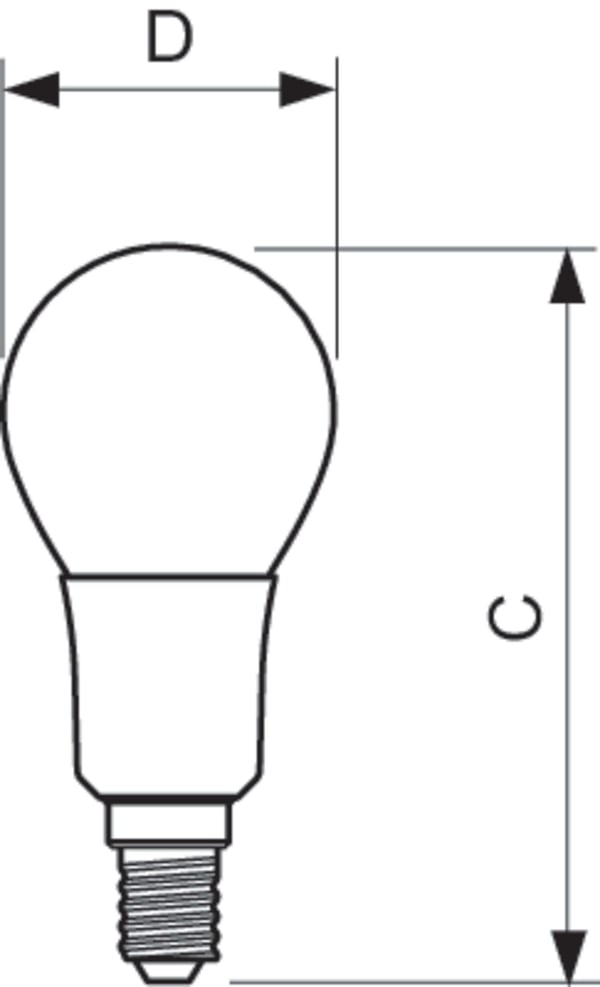 Philips Classic energy-saving lamp Lämmin valkoinen 2700 K 4,5 W E14