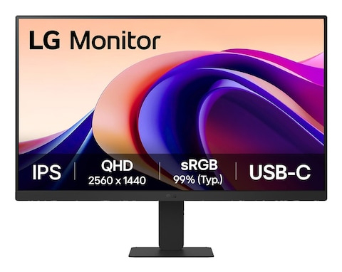 LG 24U631A-B tietokoneen litteä näyttö 60,5 cm (23.8") 2560 x 1440 pikseliä Quad HD Musta