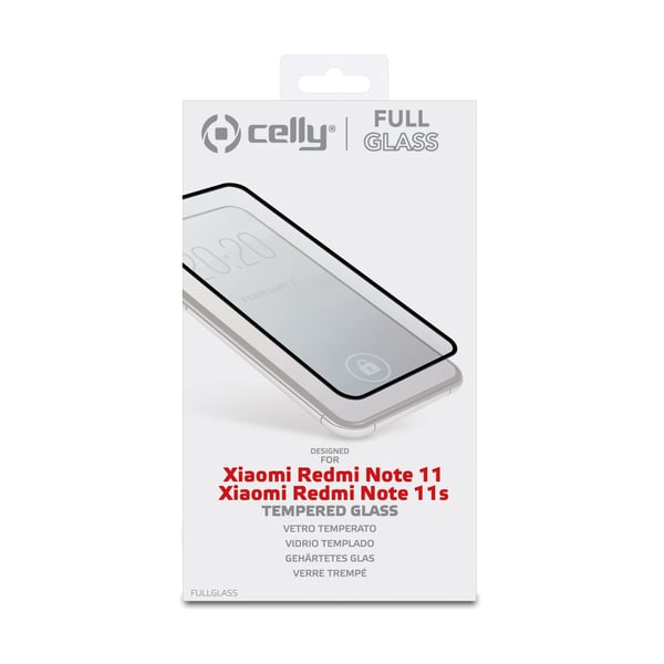 Celly FULLGLASS1021BK skärm- och baksidesskydd till mobiltelefon Genomskinligt skärmskydd Xiaomi 1 styck