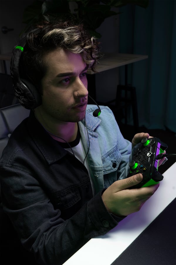 PDP 049-012-CMGG spelkonsoler Kol, Grön USB Spelplatta Analog / Digital PC, Xbox One, Xbox One X, Xbox Series S, Xbox Series X