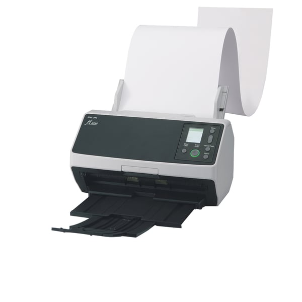 Ricoh fi-8190 ADF + manuel indføringsscanner 600 x 600 dpi A4 Sort, Grå