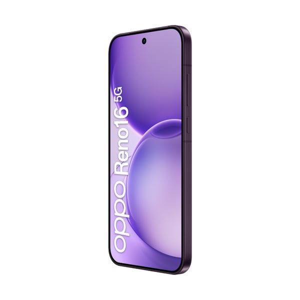 OPPO Reno16 5G Purple Black Box 16,1 cm (6.32") Dual SIM Android 16.0 USB Type-C 8 GB 512 GB 6000 mAh Lilla