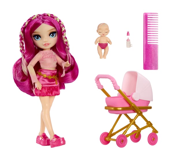 Rainbow High Junior High Jr. High Bestie Babysitters – Stella Monroe (Fuschia)