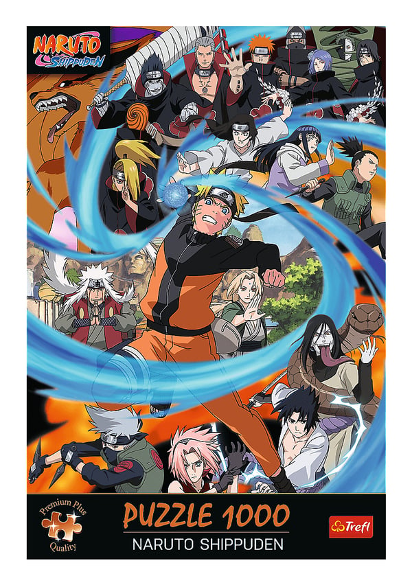 Trefl Premium Plus Quality 1000 Naruto Shippuden Puslespil 1000 stk Tegnefilm