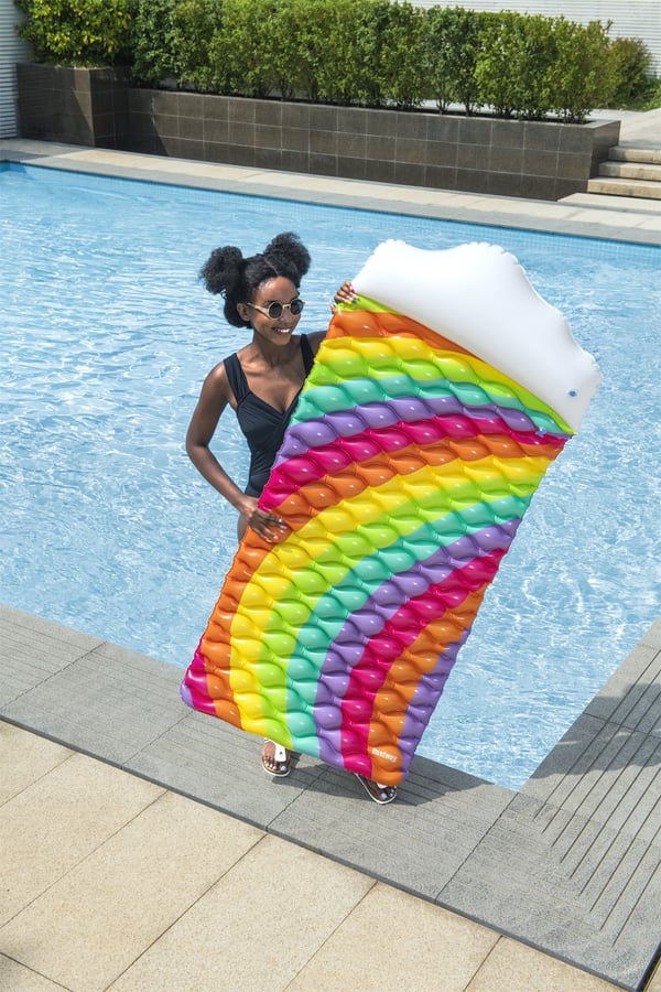 Bestway 44107 pool og strand flyder Flerfarvet Monokromatisk PVC Flydende madras