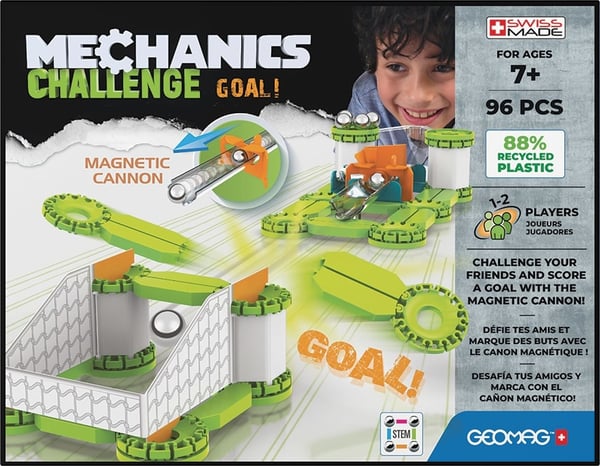 Geomag Mechanics Recycled Challenge Goal! Neodymmagnetleksak