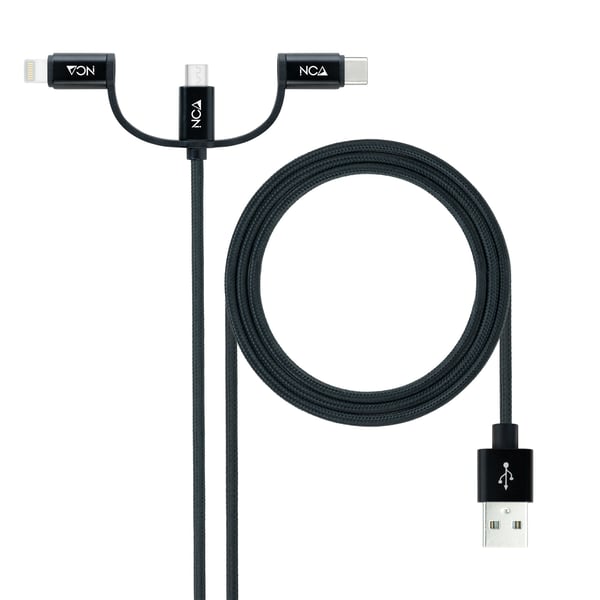 Nanocable 10.01.3200 USB-kabel USB 2.0 1 m USB A Micro-USB B Sort
