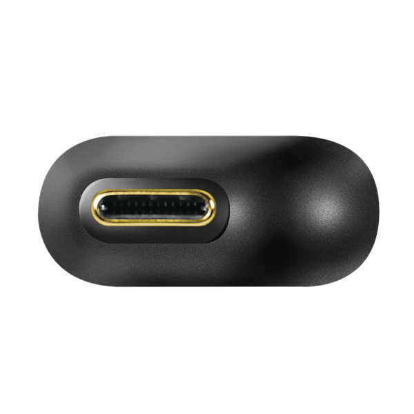 LogiLink CUA0204 kabelomvandlare (hane/hona) USB-C DisplayPort Svart, Grå