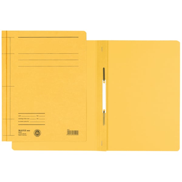 Leitz Cardboard binder, A4, yellow ringbind Gul Leitz Cardboard binder, A4, yellow ringbind Gul