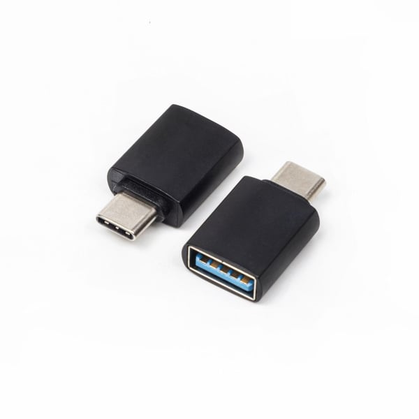 Microconnect USB3.1CAAF kabel kønsskifter USB C USB A Sort