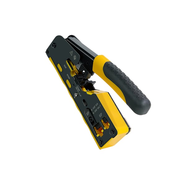 LogiLink WZ0060 kabelklipper Krympeværktøj Sort, Gul