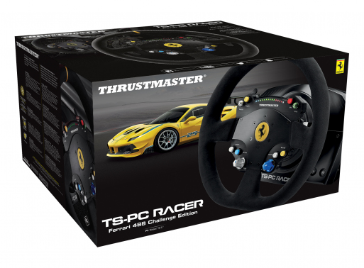 Thrustmaster TS-PC Racer Ferrari 488 Challenge Edition Sort USB 2.0 Rat Analog/digital