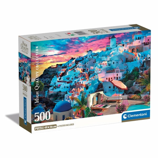 Clementoni High Quality Collection Greece View Puslespil 500 stk Landskab