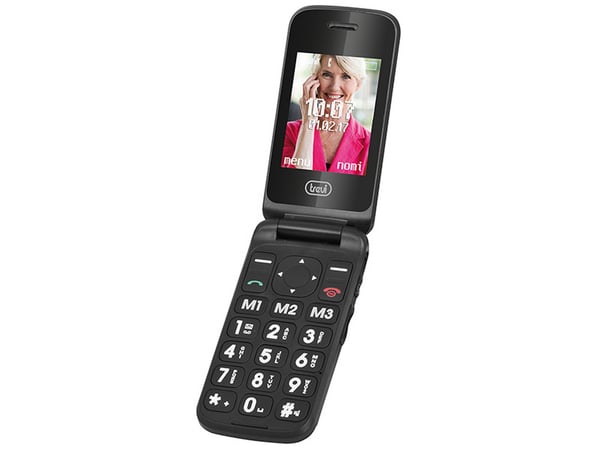 Trevi Flex Plus 55 6,1 cm (2.4") Sort Senior telefon